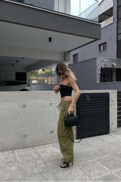 Mariella Loose Cargo Pants - Y2K Summer Grunge, 90s Retro Style, Y2K Club & Party Outfits