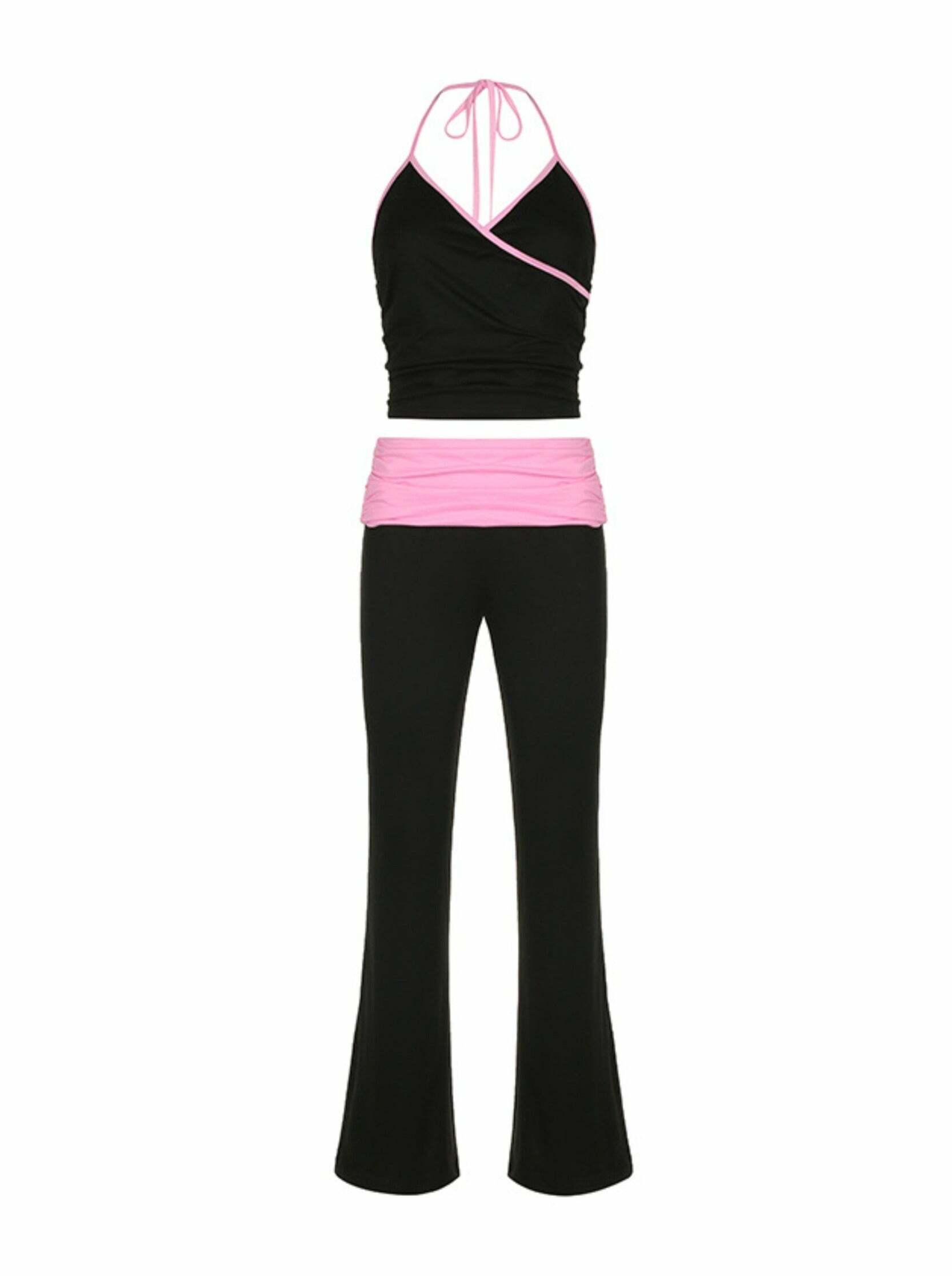 Maritza Pants Set - Y2K Summer Grunge Outfit, 90s Fashion, Retro Style, Y2K Club & Party Look