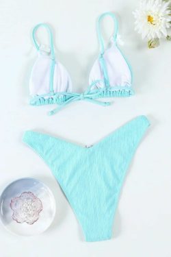 Marlo Triangle Bikini Set - Y2K Summer Outfit, 90s Fashion, Grunge, Retro Style, Y2K Beachwear