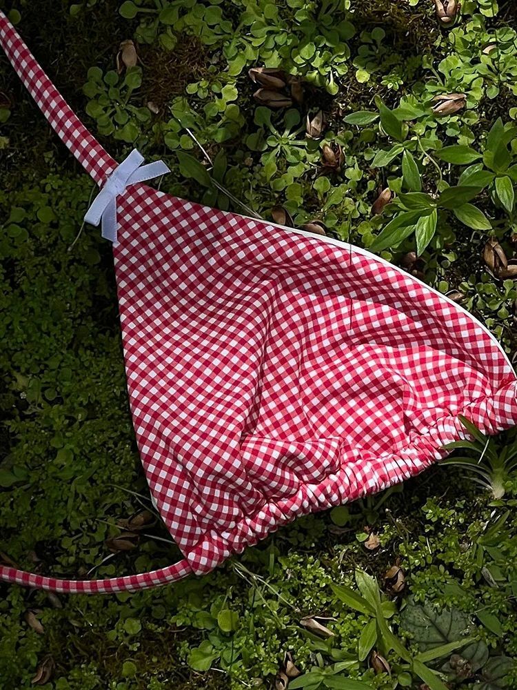Marlo Triangle Bikini Set - Y2K Summer Outfit, 90s Fashion, Grunge, Retro Style, Y2K Beachwear