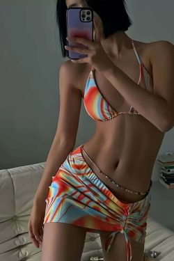 Marlyn Three Piece Bikini Set - Y2K Summer, 90s Grunge, Retro Style, Y2K Party & Beach Outfits