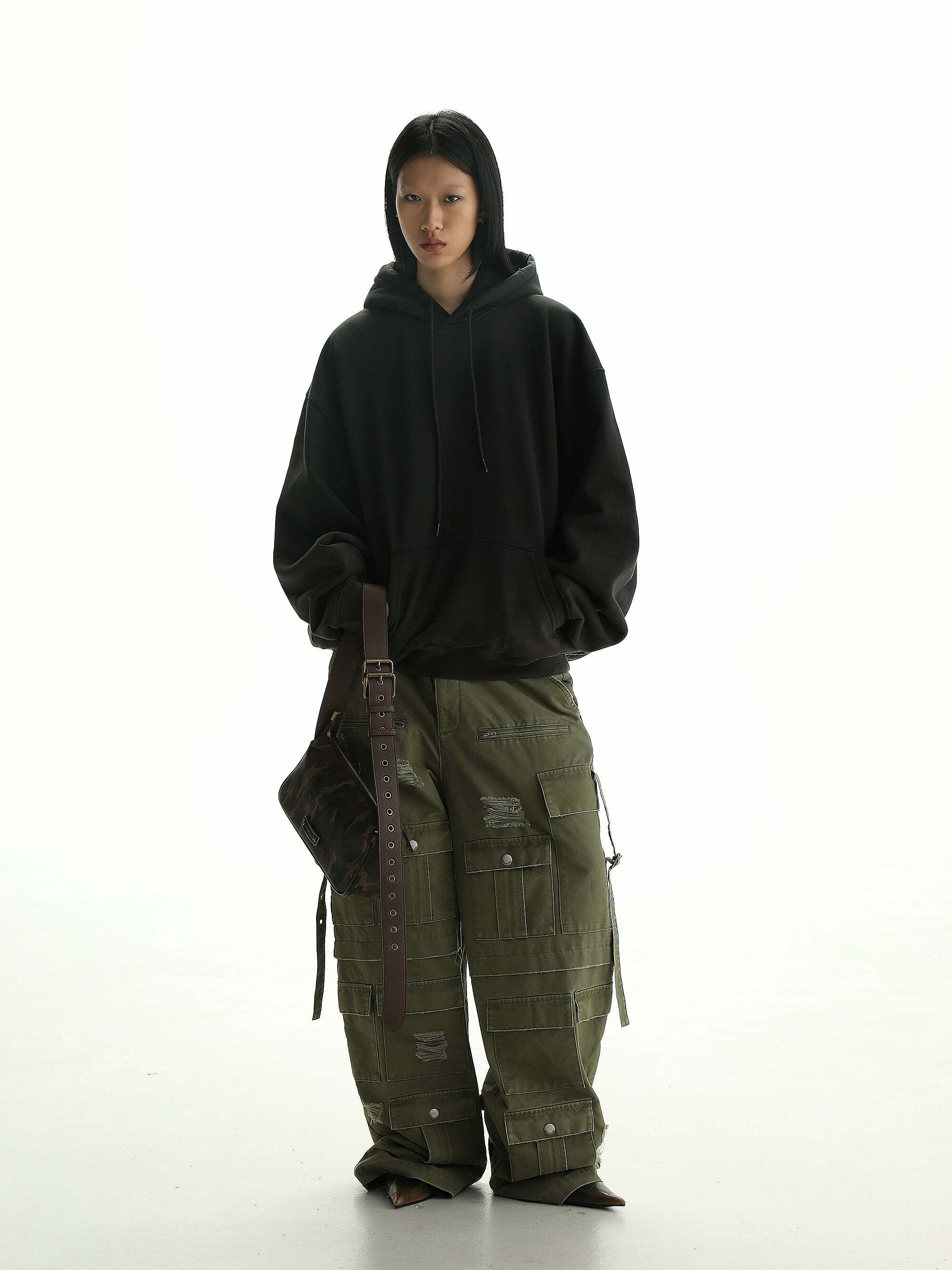 MASONPRINCE Faded Hoodie - Y2K Grunge, 90s Retro, Summer Outfits, Pastel Goth, Y2