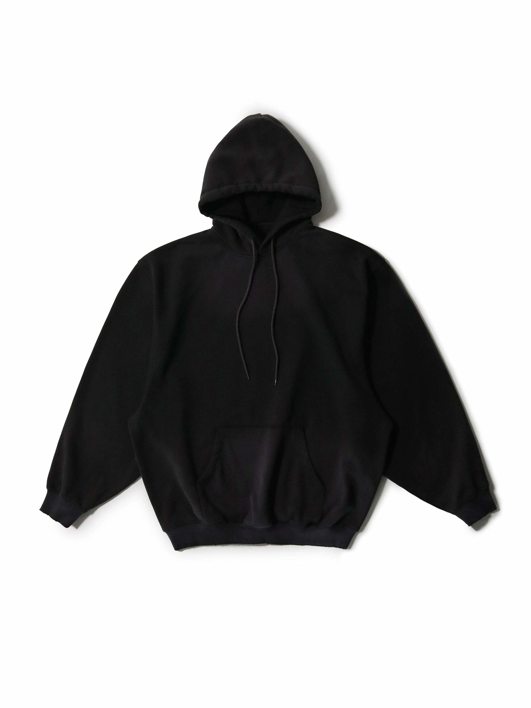 MASONPRINCE Faded Hoodie - Y2K Grunge, 90s Retro, Summer Outfits, Pastel Goth, Y2