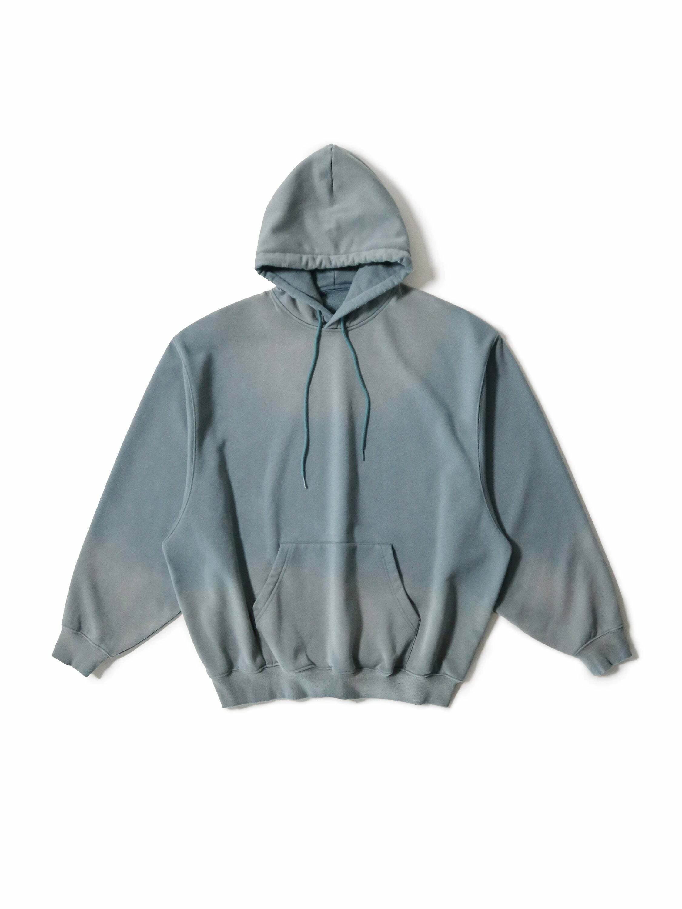MASONPRINCE Faded Hoodie - Y2K Grunge, 90s Retro, Summer Outfits, Pastel Goth, Y2