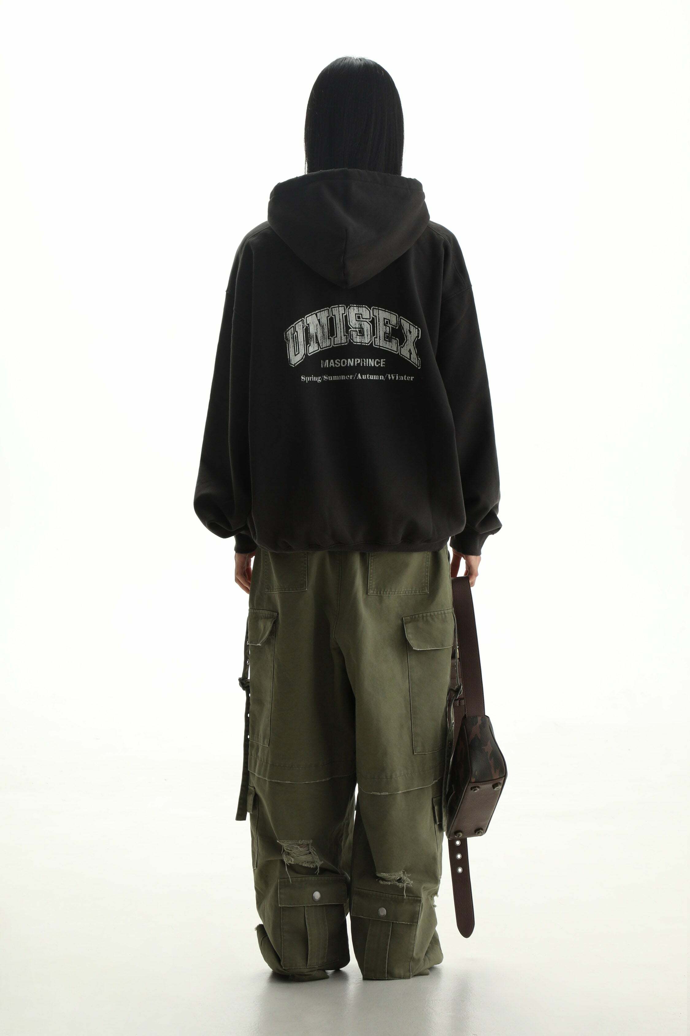 MASONPRINCE Faded Hoodie - Y2K Grunge, 90s Retro, Summer Outfits, Pastel Goth, Y2