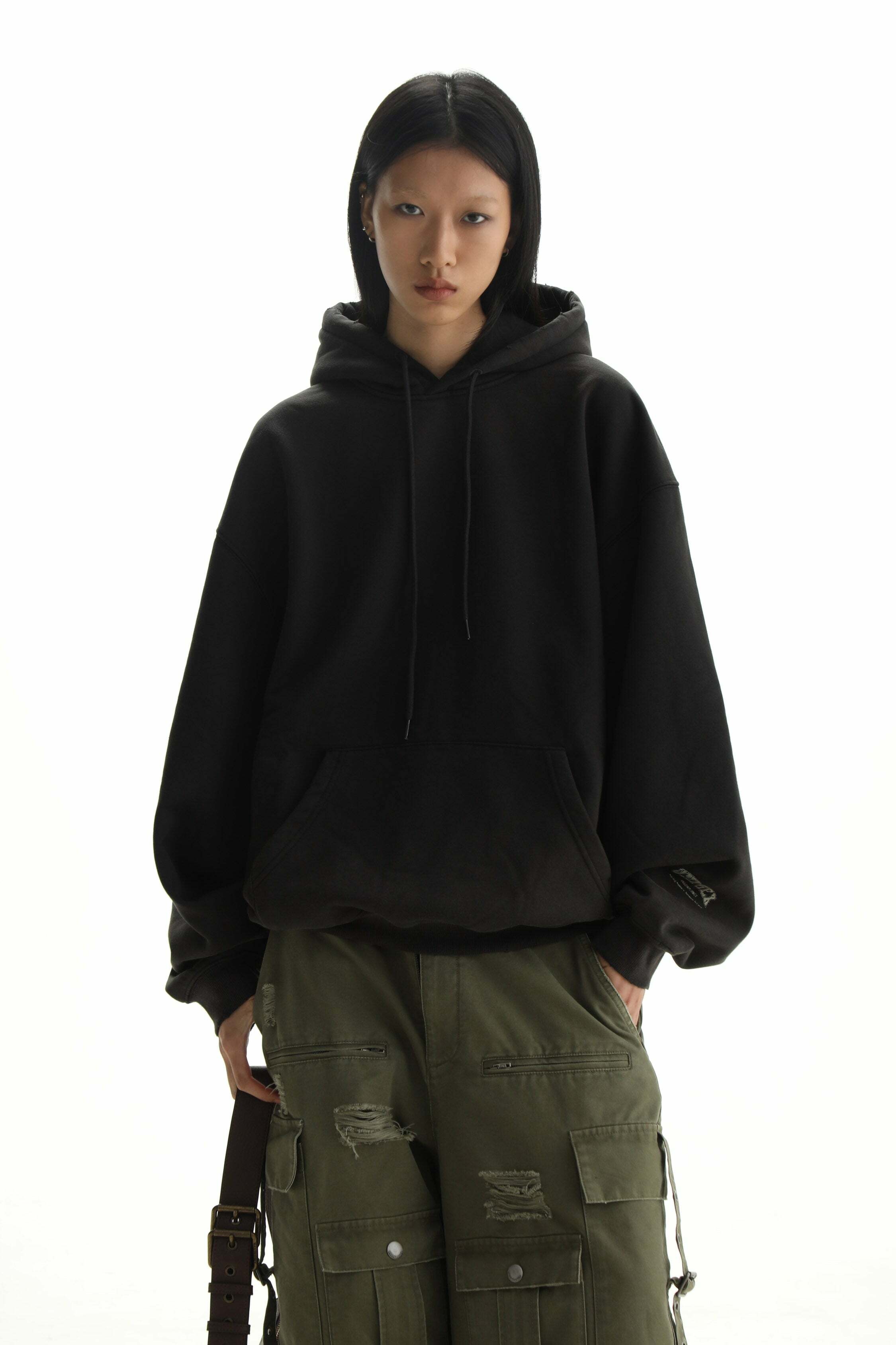 MASONPRINCE Faded Hoodie - Y2K Grunge, 90s Retro, Summer Outfits, Pastel Goth, Y2
