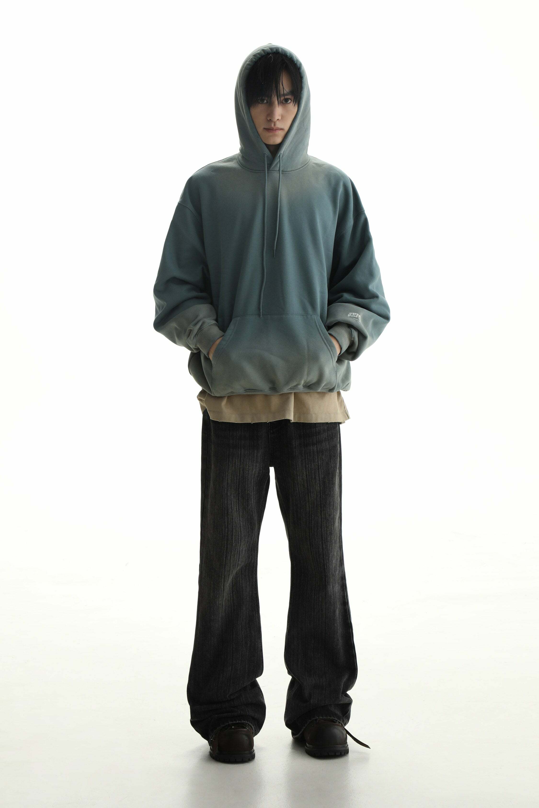 MASONPRINCE Faded Hoodie - Y2K Grunge, 90s Retro, Summer Outfits, Pastel Goth, Y2