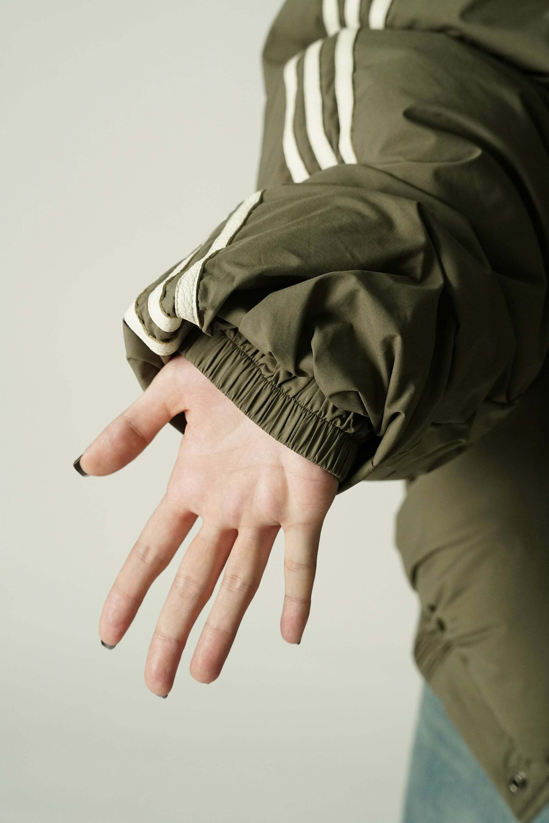 MASONPRINCE Striped Puffer Jacket - Y2K Grunge, 90s Retro, Summer Outfits, Pastel Goth Fashion