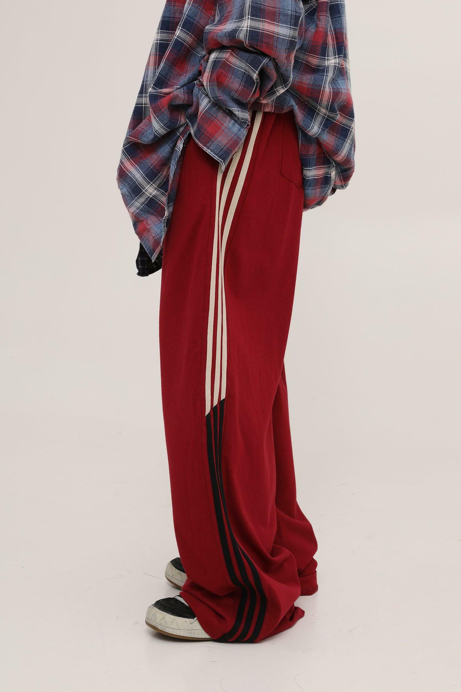 MASONPRINCE Y2K Baggy Trainer Pants - 90s Grunge, Retro Hip Hop, Summer Y2K Outfits