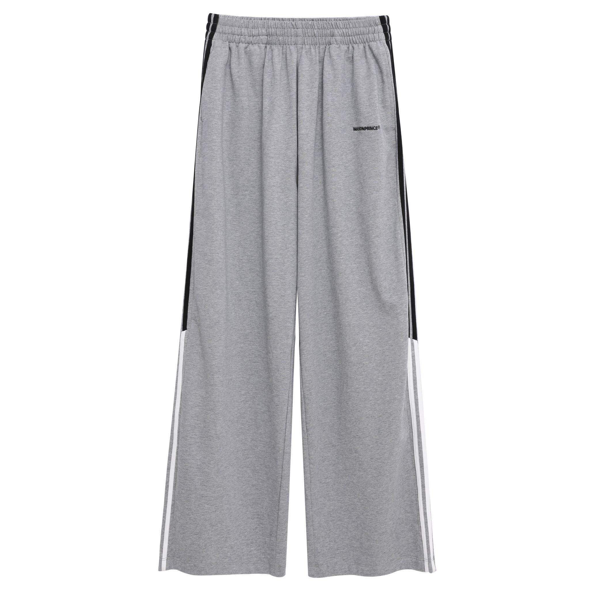 MASONPRINCE Y2K Baggy Trainer Pants - 90s Grunge, Retro Hip Hop, Summer Y2K Outfits
