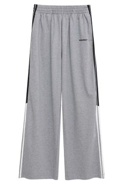 MASONPRINCE Y2K Baggy Trainer Pants - 90s Grunge, Retro Hip Hop, Summer Y2K Outfits