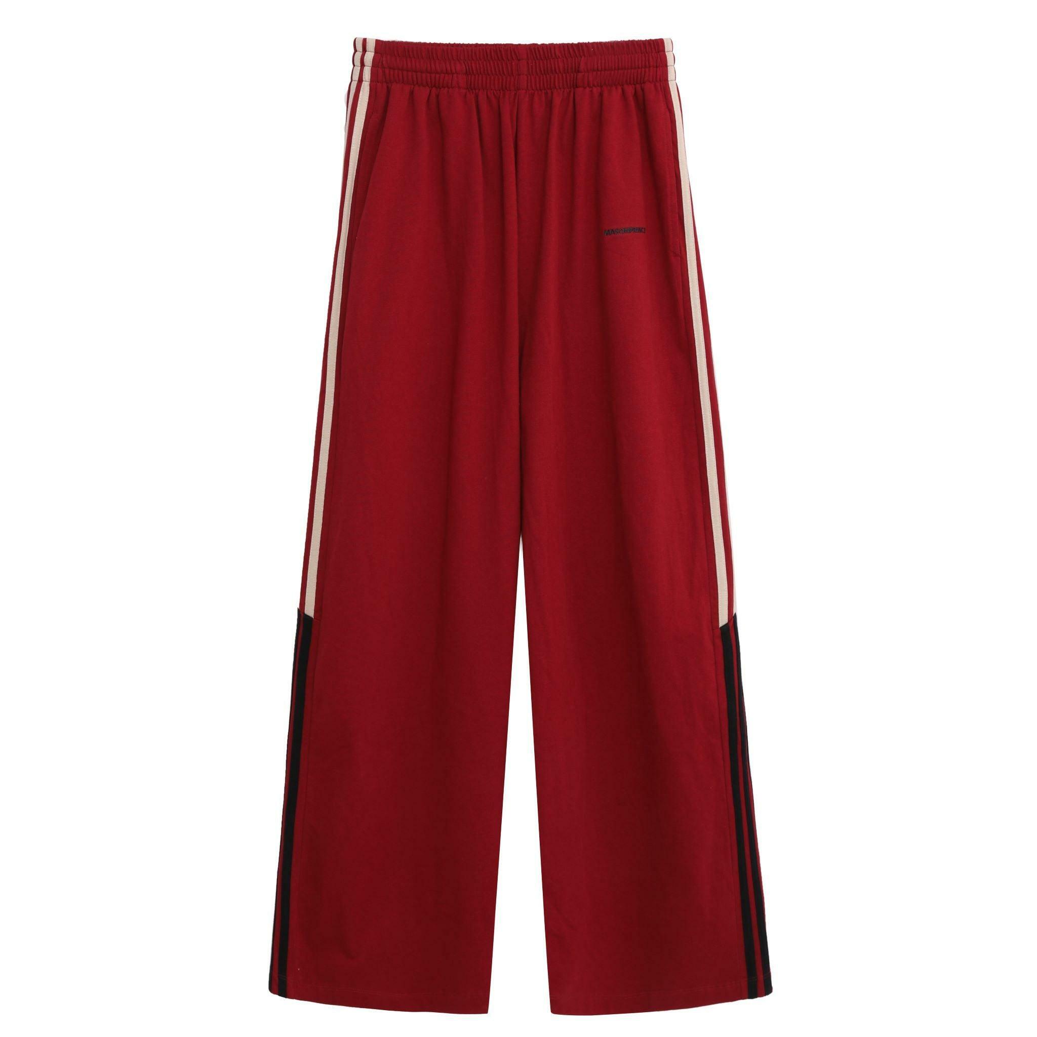 MASONPRINCE Y2K Baggy Trainer Pants - 90s Grunge, Retro Hip Hop, Summer Y2K Outfits