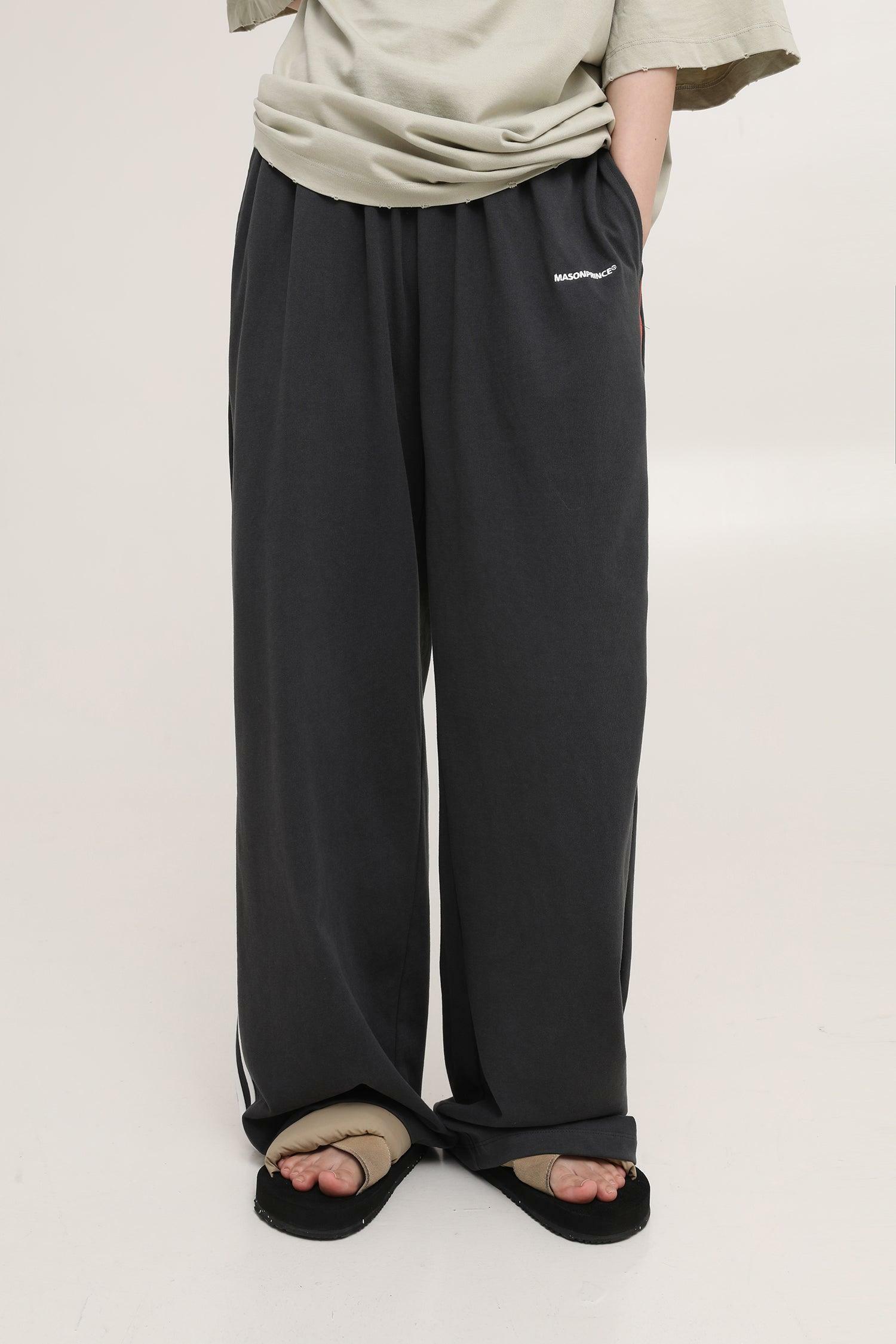 MASONPRINCE Y2K Baggy Trainer Pants - 90s Grunge, Retro Hip Hop, Summer Y2K Outfits