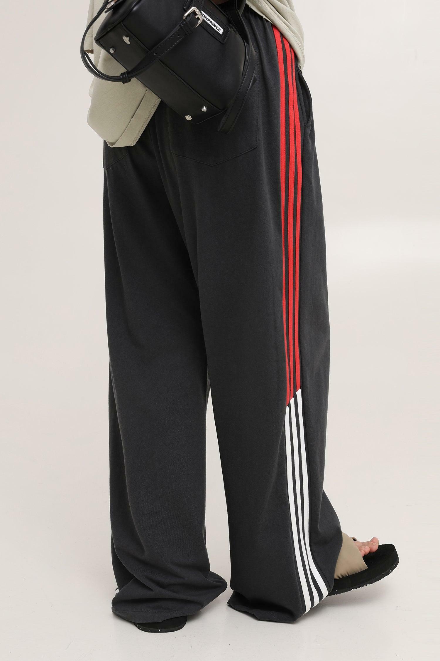 MASONPRINCE Y2K Baggy Trainer Pants - 90s Grunge, Retro Hip Hop, Summer Y2K Outfits