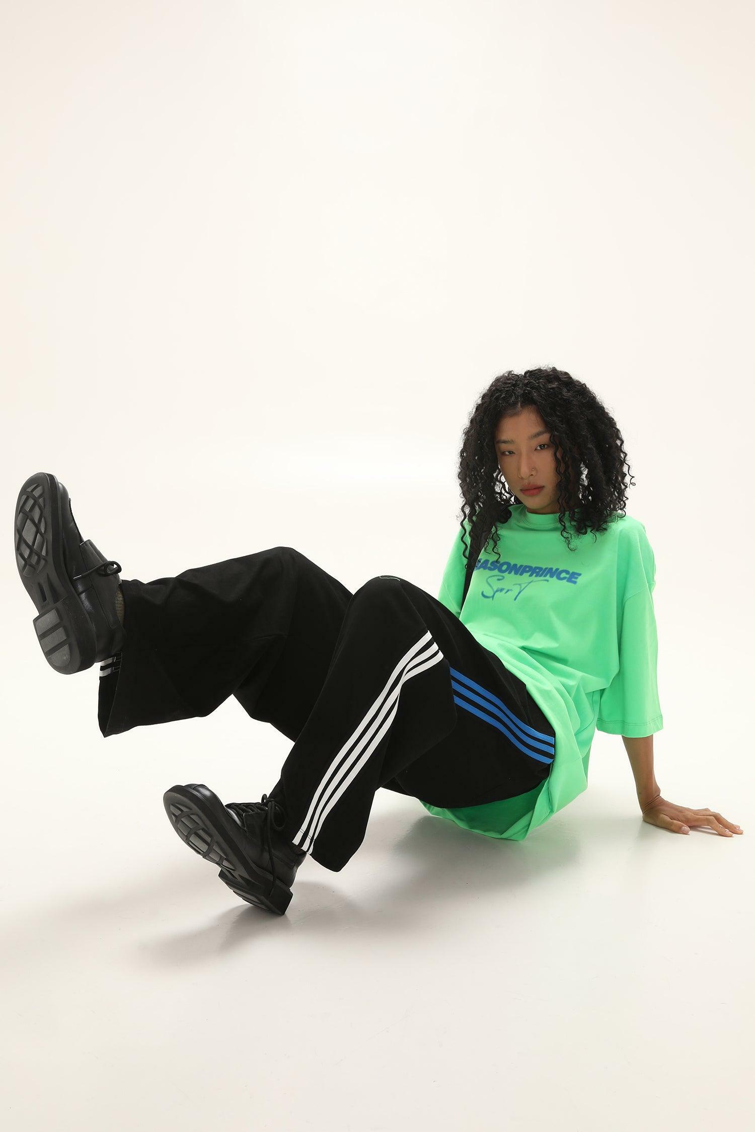 MASONPRINCE Y2K Baggy Trainer Pants - 90s Grunge, Retro Hip Hop, Summer Y2K Outfits