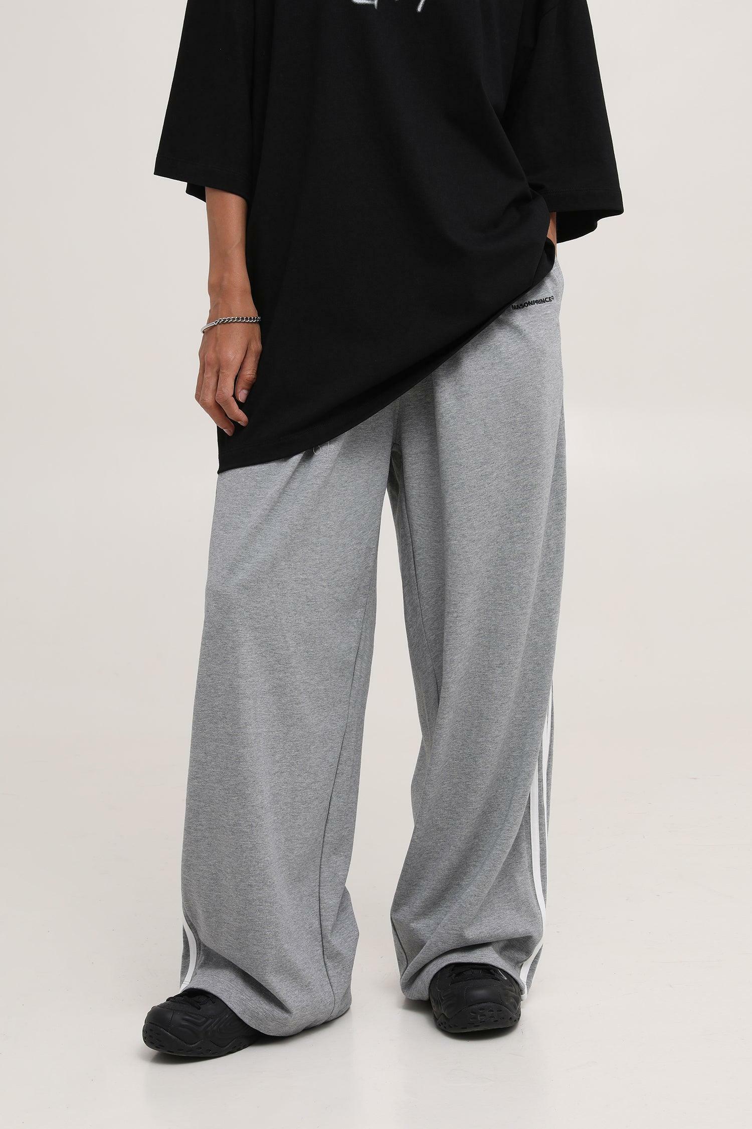 MASONPRINCE Y2K Baggy Trainer Pants - 90s Grunge, Retro Hip Hop, Summer Y2K Outfits