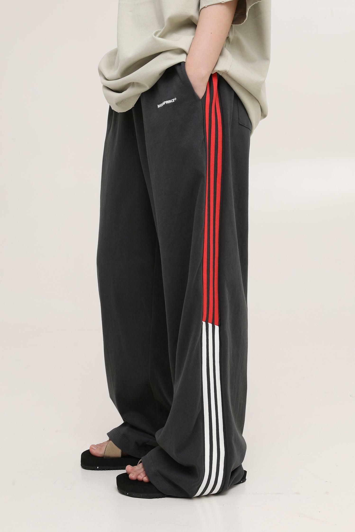 MASONPRINCE Y2K Baggy Trainer Pants - 90s Grunge, Retro Hip Hop, Summer Y2K Outfits