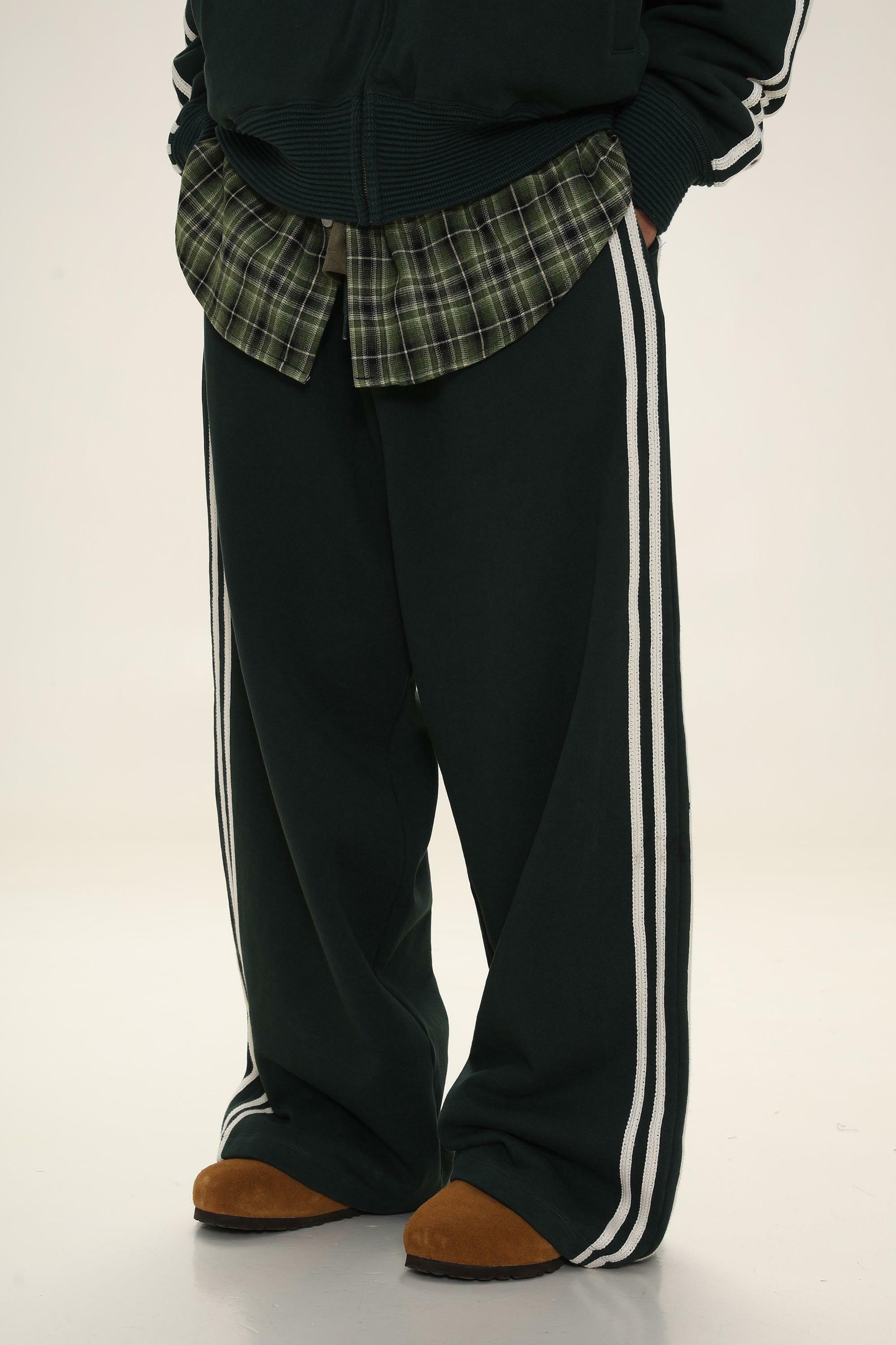MASONPRINCE Y2K Wide Leg Track Pants - Retro 90s Grunge, Summer Outfits, Hip Hop Fashion