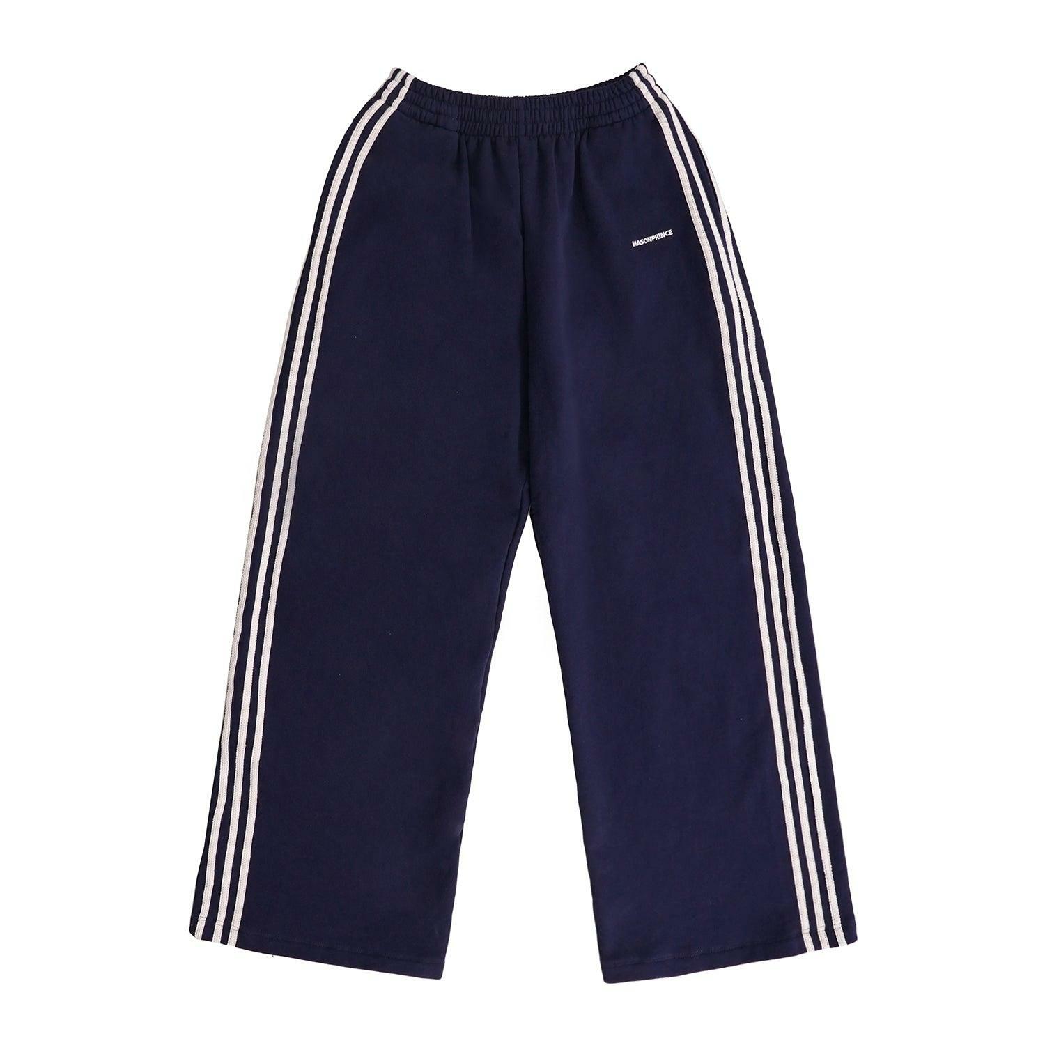 MASONPRINCE Y2K Wide Leg Track Pants - Retro 90s Grunge, Summer Outfits, Hip Hop Fashion