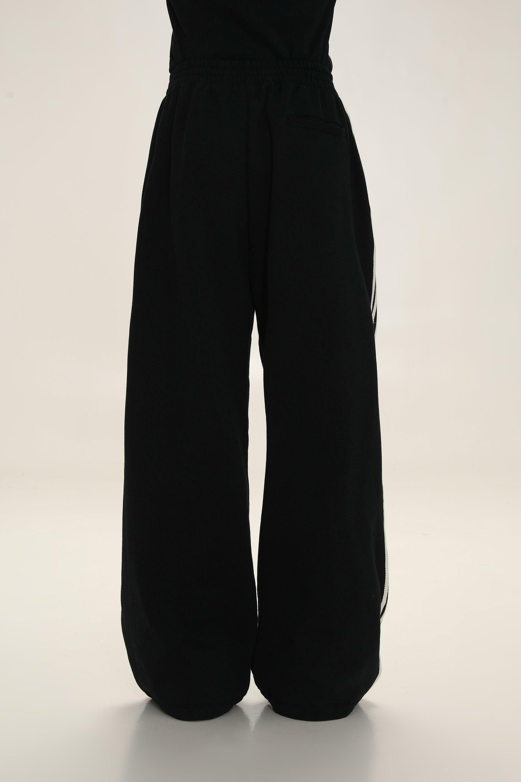 MASONPRINCE Y2K Wide Leg Track Pants - Retro 90s Grunge, Summer Outfits, Hip Hop Fashion