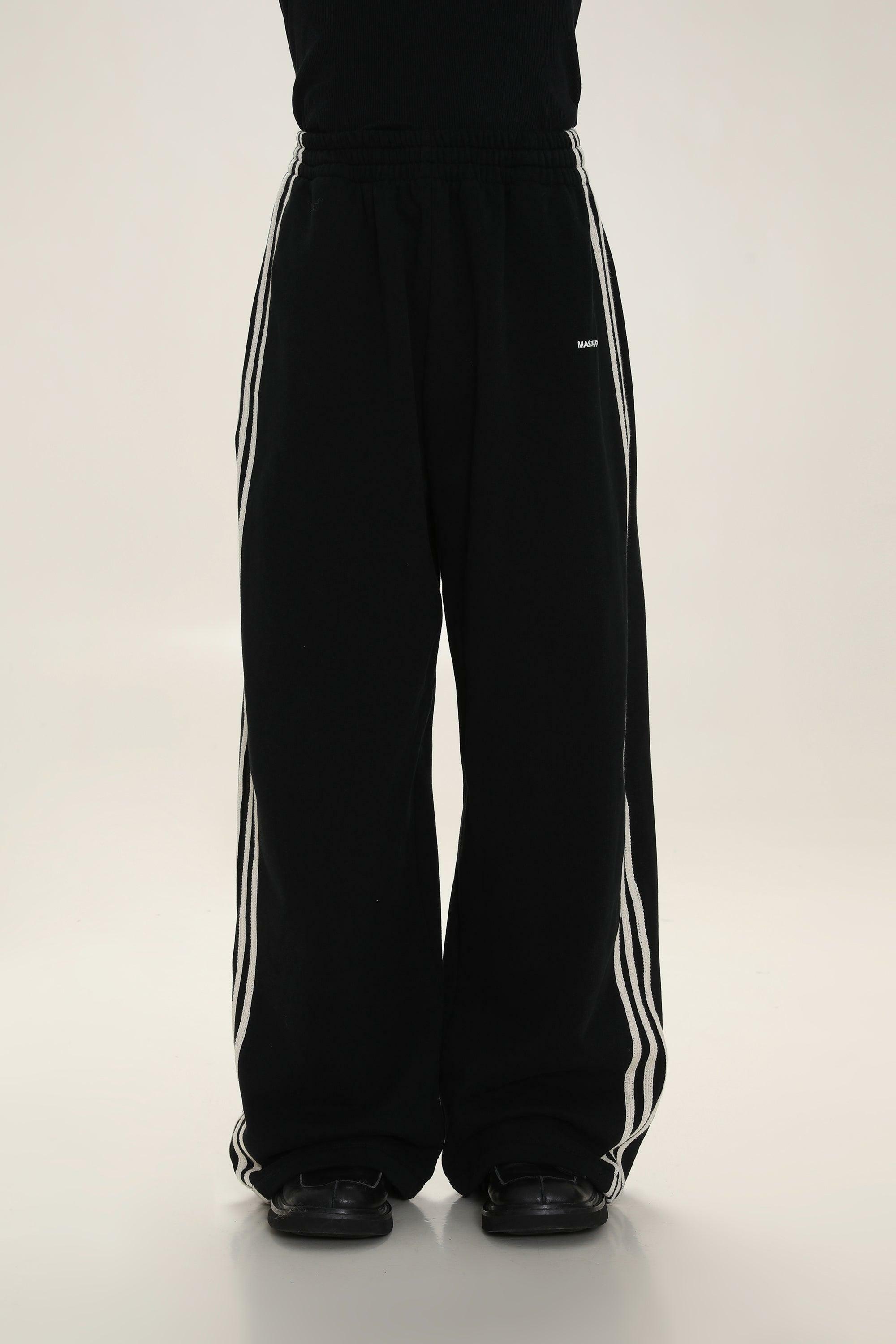 MASONPRINCE Y2K Wide Leg Track Pants - Retro 90s Grunge, Summer Outfits, Hip Hop Fashion