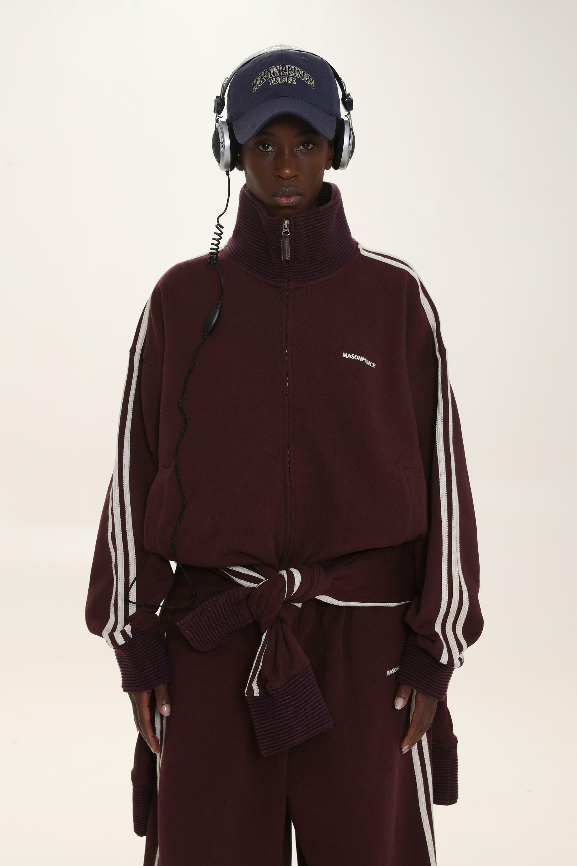 MASONPRINCE Y2K Wide Leg Track Pants - Retro 90s Grunge, Summer Outfits, Hip Hop Fashion