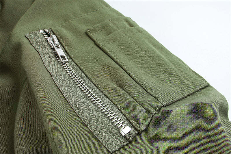 MaxDstr Explorer Quilted Utility Jacket - Y2K Summer, 90s Grunge, Retro Style, Y2K Party Outfit