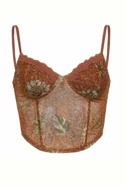 Meah Y2K Lace Crop Top - 90s Grunge, Retro Summer, Pastel Goth, Party & Club Outfits