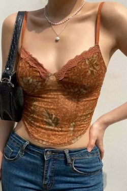 Meah Y2K Lace Crop Top - 90s Grunge, Retro Summer, Pastel Goth, Party & Club Outfits