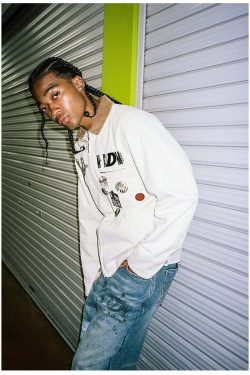 MEDM Fast Lane 86 Embroidered Jacket - Y2K Summer, 90s Grunge, Retro Hip Hop Fashion