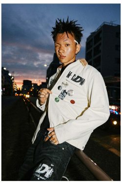 MEDM Fast Lane 86 Embroidered Jacket - Y2K Summer, 90s Grunge, Retro Hip Hop Fashion