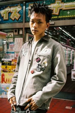 MEDM Fast Lane 86 Embroidered Jacket - Y2K Summer, 90s Grunge, Retro Hip Hop Fashion