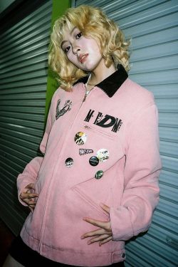 MEDM Fast Lane 86 Embroidered Jacket - Y2K Summer, 90s Grunge, Retro Hip Hop Fashion