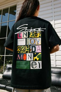 MEDM Logo Collage Tee - Y2K Summer Grunge, 90s Retro, Pastel Goth, Y2K Party & Club Out