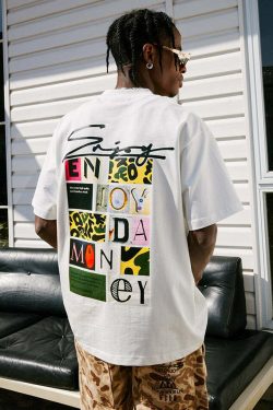 MEDM Logo Collage Tee - Y2K Summer Grunge, 90s Retro, Pastel Goth, Y2K Party & Club Out