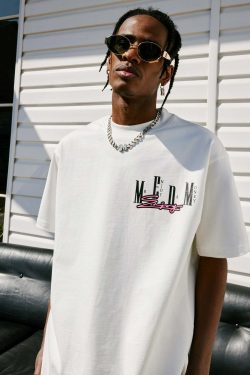 MEDM Logo Collage Tee - Y2K Summer Grunge, 90s Retro, Pastel Goth, Y2K Party & Club Out