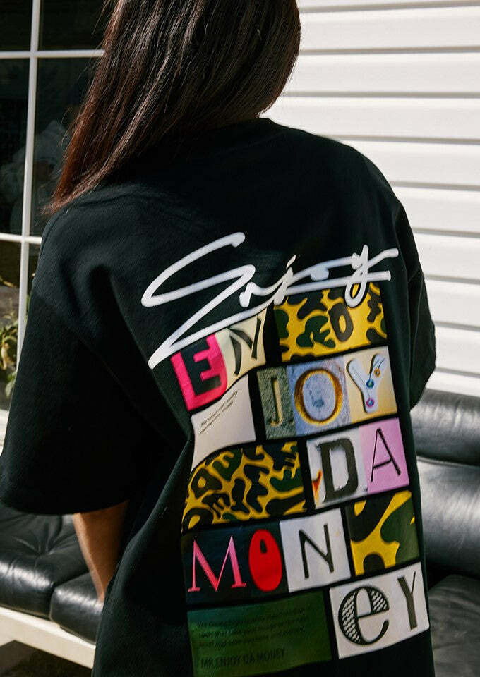 MEDM Logo Collage Tee - Y2K Summer Grunge, 90s Retro, Pastel Goth, Y2K Party & Club Out
