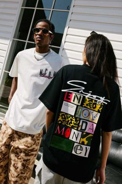MEDM Logo Collage Tee - Y2K Summer Grunge, 90s Retro, Pastel Goth, Y2K Party & Club Out