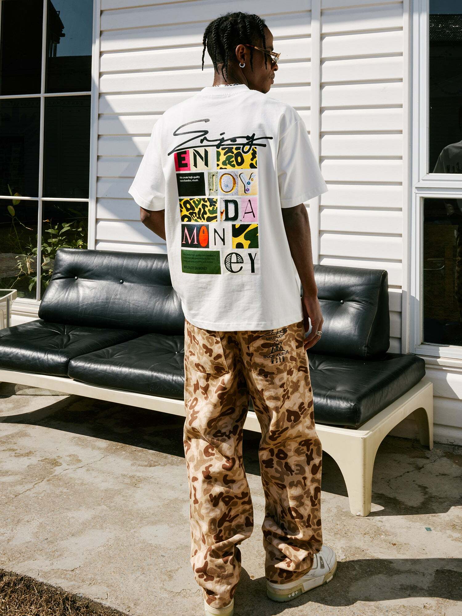 MEDM Logo Collage Tee - Y2K Summer Grunge, 90s Retro, Pastel Goth, Y2K Party & Club Out