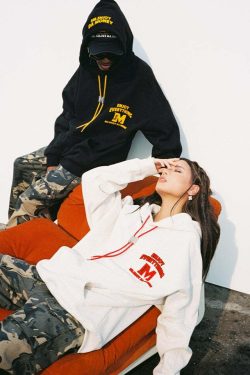 MEDM M Buckle Drawstring Hoodie - Y2K Summer, 90s Grunge, Retro Style, Y2K Club & Party Out