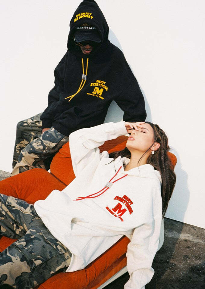 MEDM M Buckle Drawstring Hoodie - Y2K Summer, 90s Grunge, Retro Style, Y2K Club & Party Out