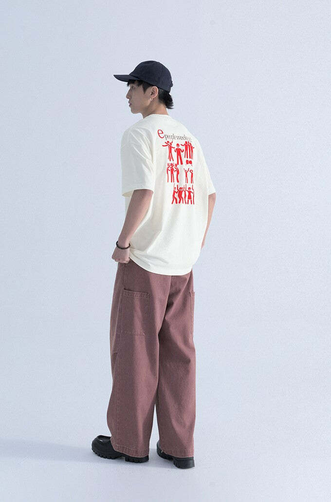 Mentmate 'Extrovert' Tee - Y2K Summer, 90s Grunge, Retro Style, Baby Tees, Y2