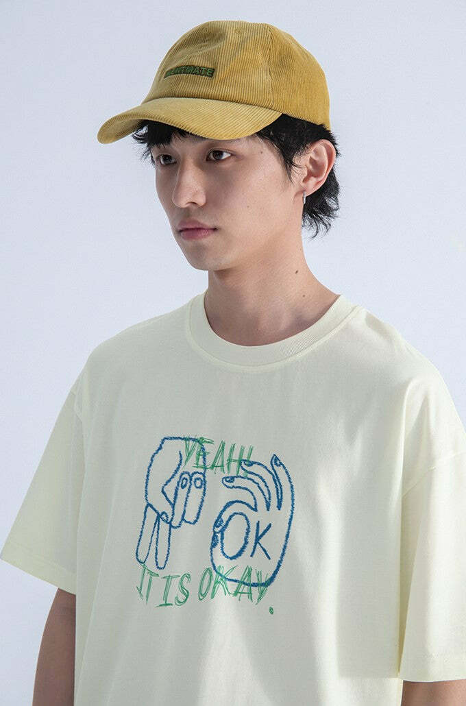 Mentmate 'OK' Tee - Y2K Summer Grunge, 90s Retro, Pastel Goth, Hip Hop Fashion for Women