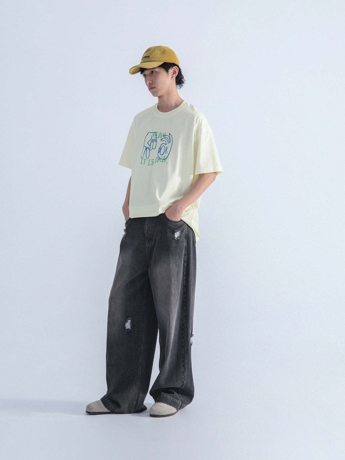Mentmate 'OK' Tee - Y2K Summer Grunge, 90s Retro, Pastel Goth, Hip Hop Fashion for Women