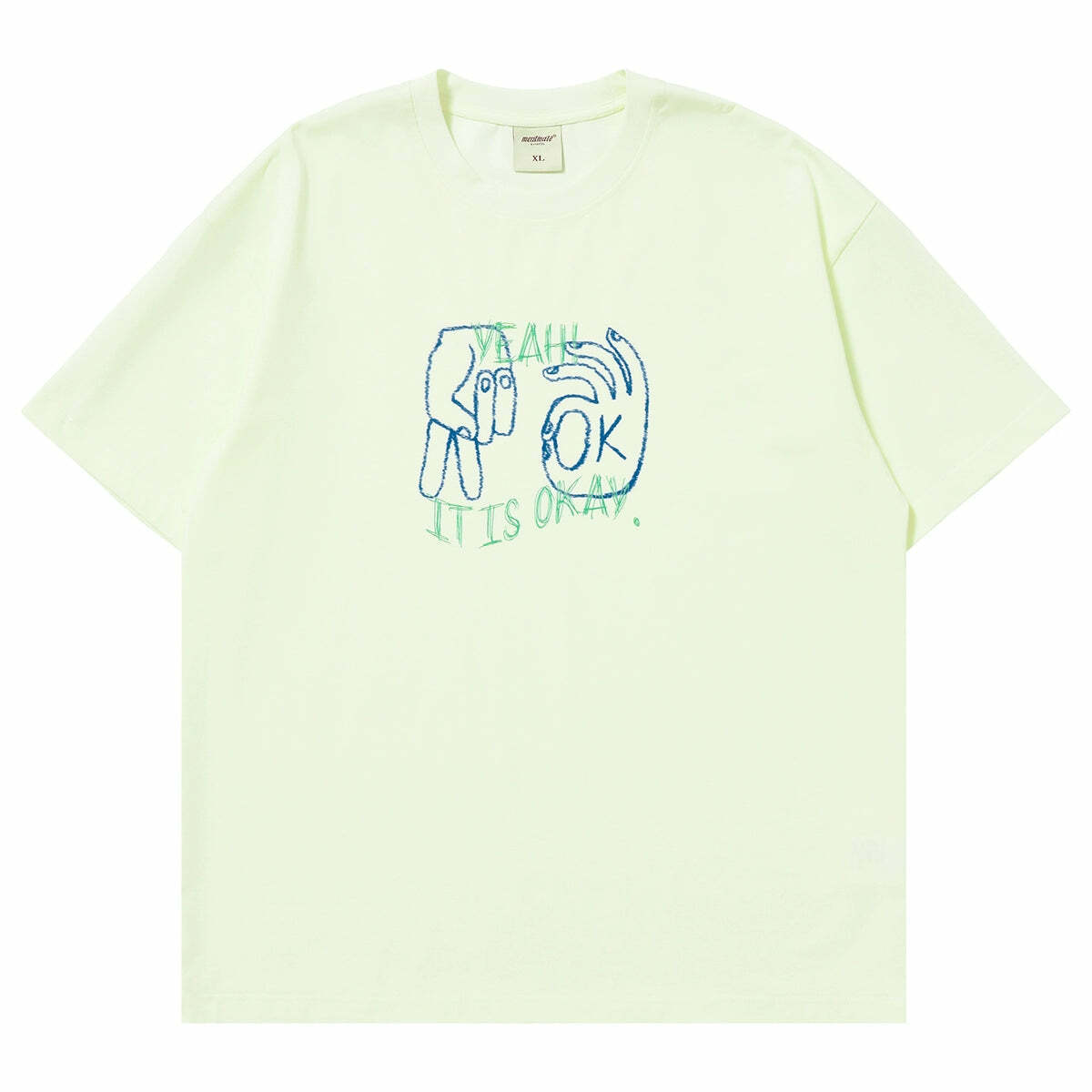 Mentmate 'OK' Tee - Y2K Summer Grunge, 90s Retro, Pastel Goth, Hip Hop Fashion for Women
