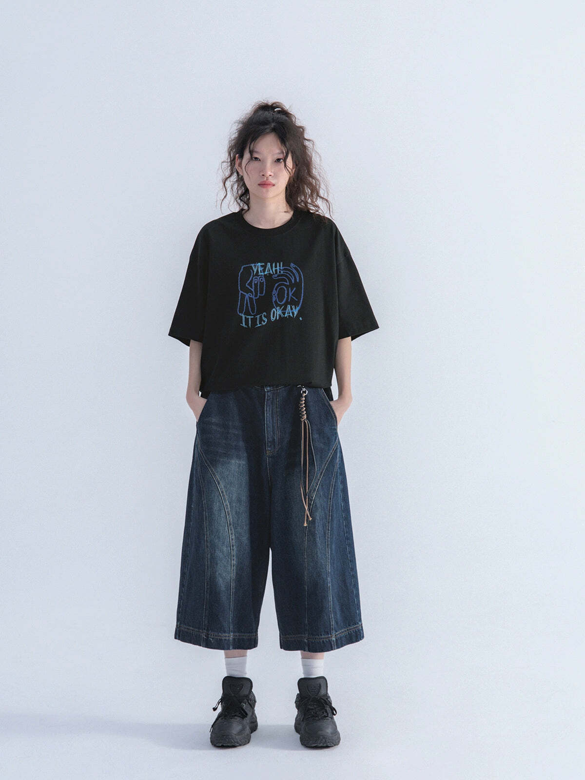 Mentmate 'OK' Tee - Y2K Summer Grunge, 90s Retro, Pastel Goth, Hip Hop Fashion for Women