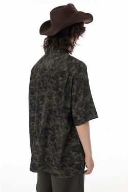 Mentmate Boxy Cut Yami Shirt - Y2K Summer Grunge, 90s Retro, Pastel Goth, Y2K Club Outfit
