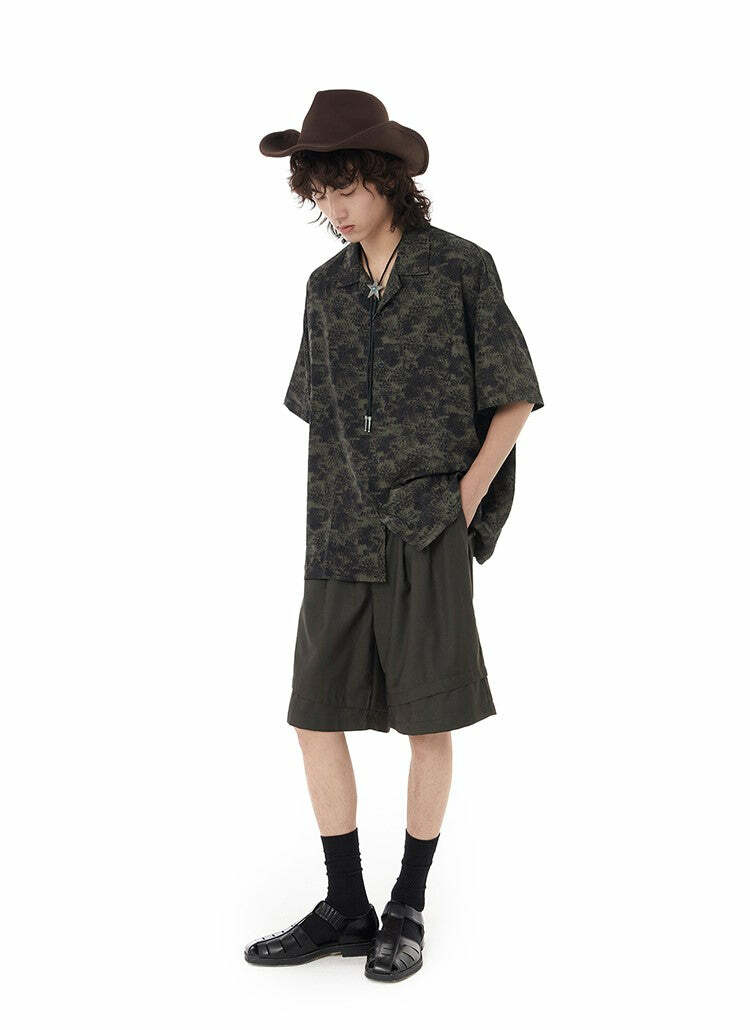 Mentmate Boxy Cut Yami Shirt - Y2K Summer Grunge, 90s Retro, Pastel Goth, Y2K Club Outfit