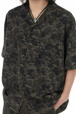 Mentmate Boxy Cut Yami Shirt - Y2K Summer Grunge, 90s Retro, Pastel Goth, Y2K Club Outfit