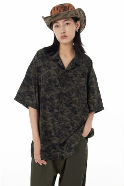 Mentmate Boxy Cut Yami Shirt - Y2K Summer Grunge, 90s Retro, Pastel Goth, Y2K Club Outfit